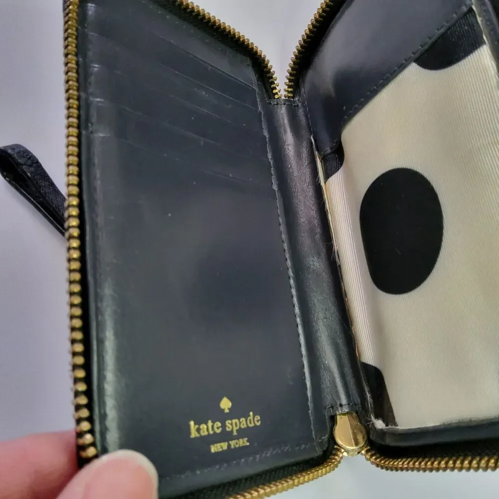 Kate Spade NY Zip Around Medium Wallet DAMAGED